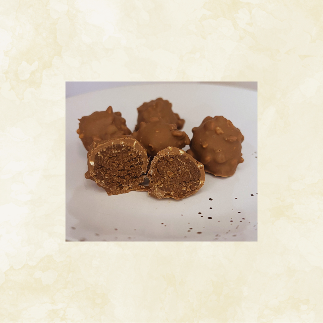 Crispy Wafer Truffles (Sugar Free)