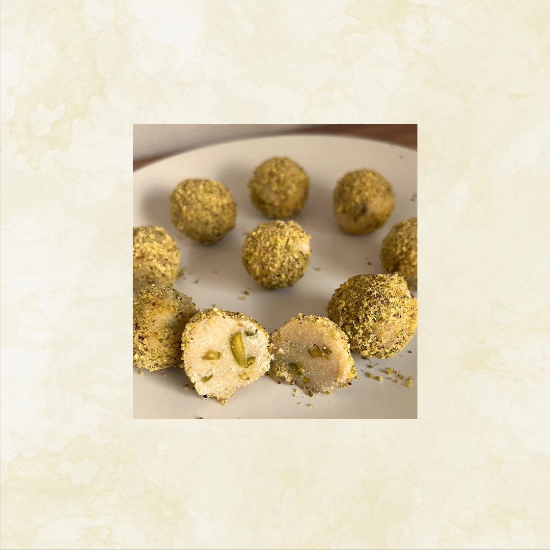 Pistachio Rose Truffles Sugar Free